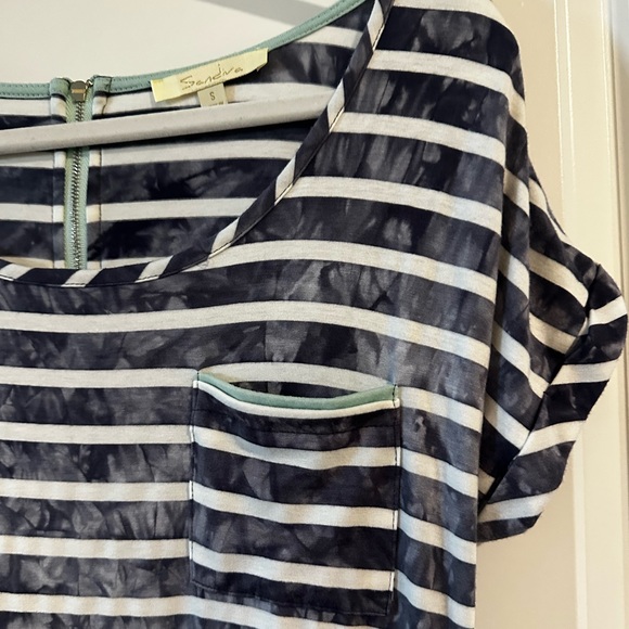 NWOT/ Sandiva ~ Super Soft Casual Striped Dress - Picture 3 of 3